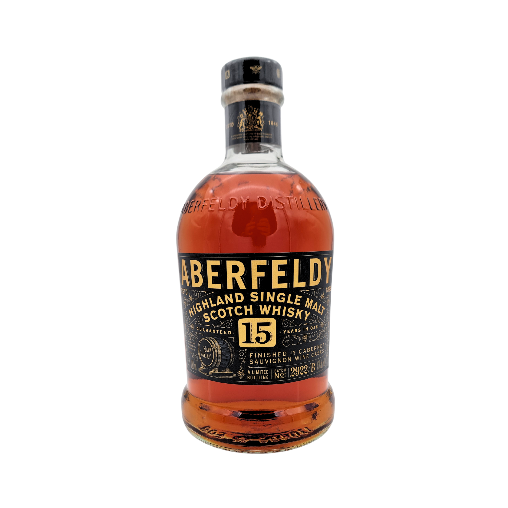 Aberfeldy Highland Single Malt Scotch Whisky 15 years Sauvignon Wine